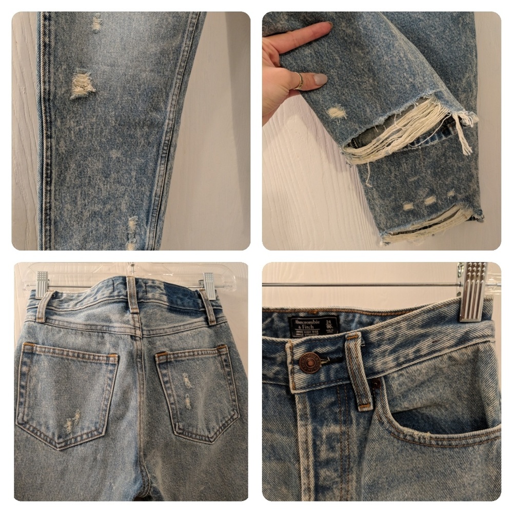 Abercrombie & Fitch distressed denim
